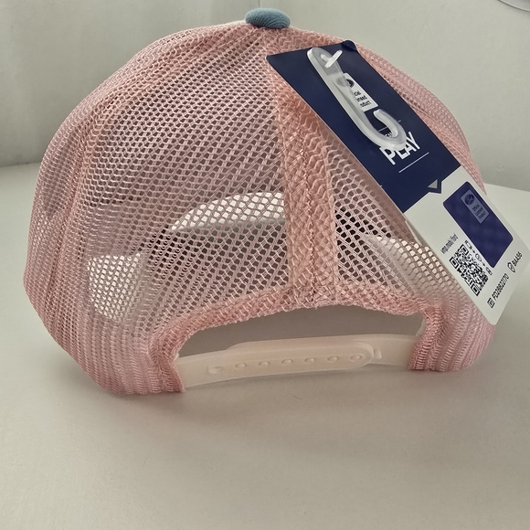 NWT Bronco Rainbow Trucker Hat Ivory Pink Blue - Picture 8 of 11